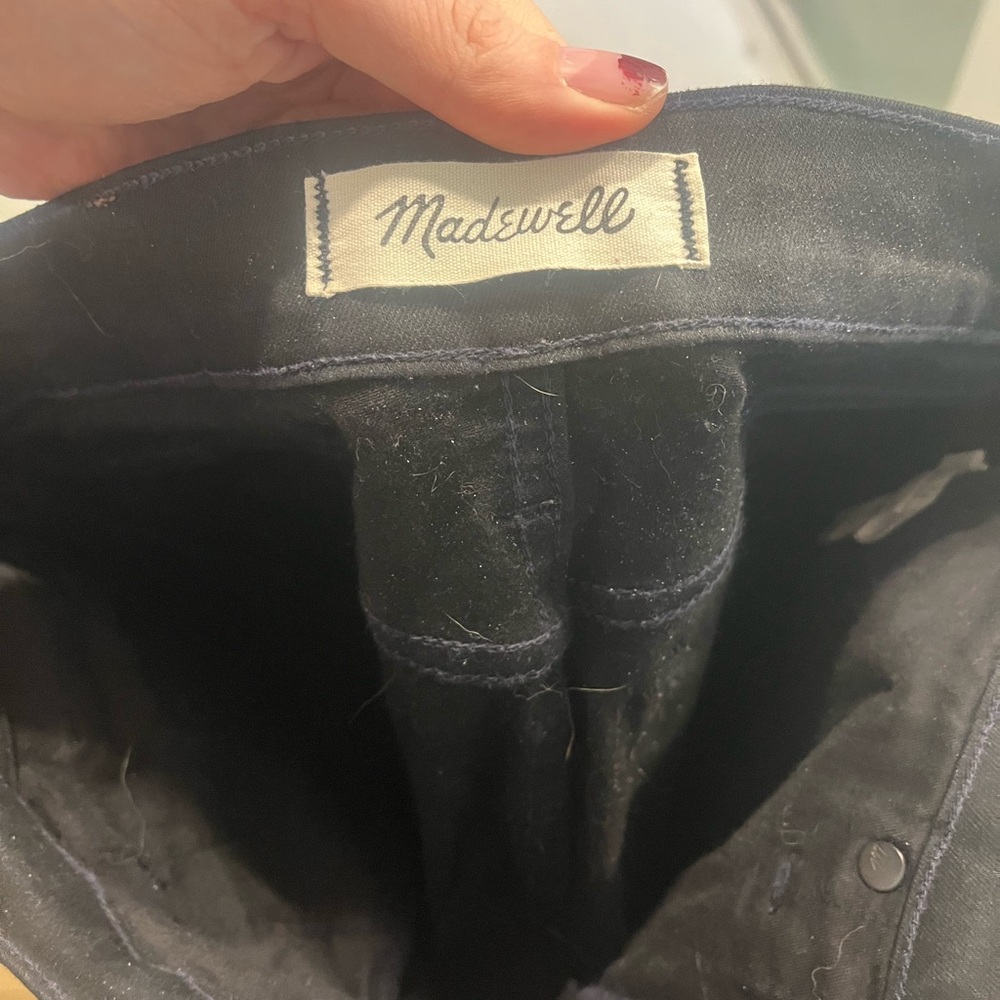 Madewell High Riser Skinny Jeans in Black